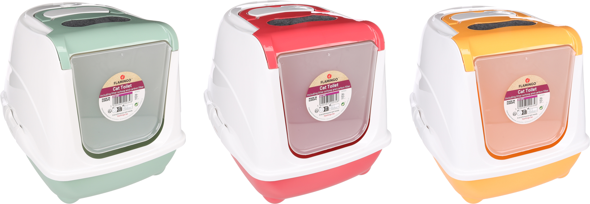 Flamingo Cat toilet Baldro Exoti mutiple colours