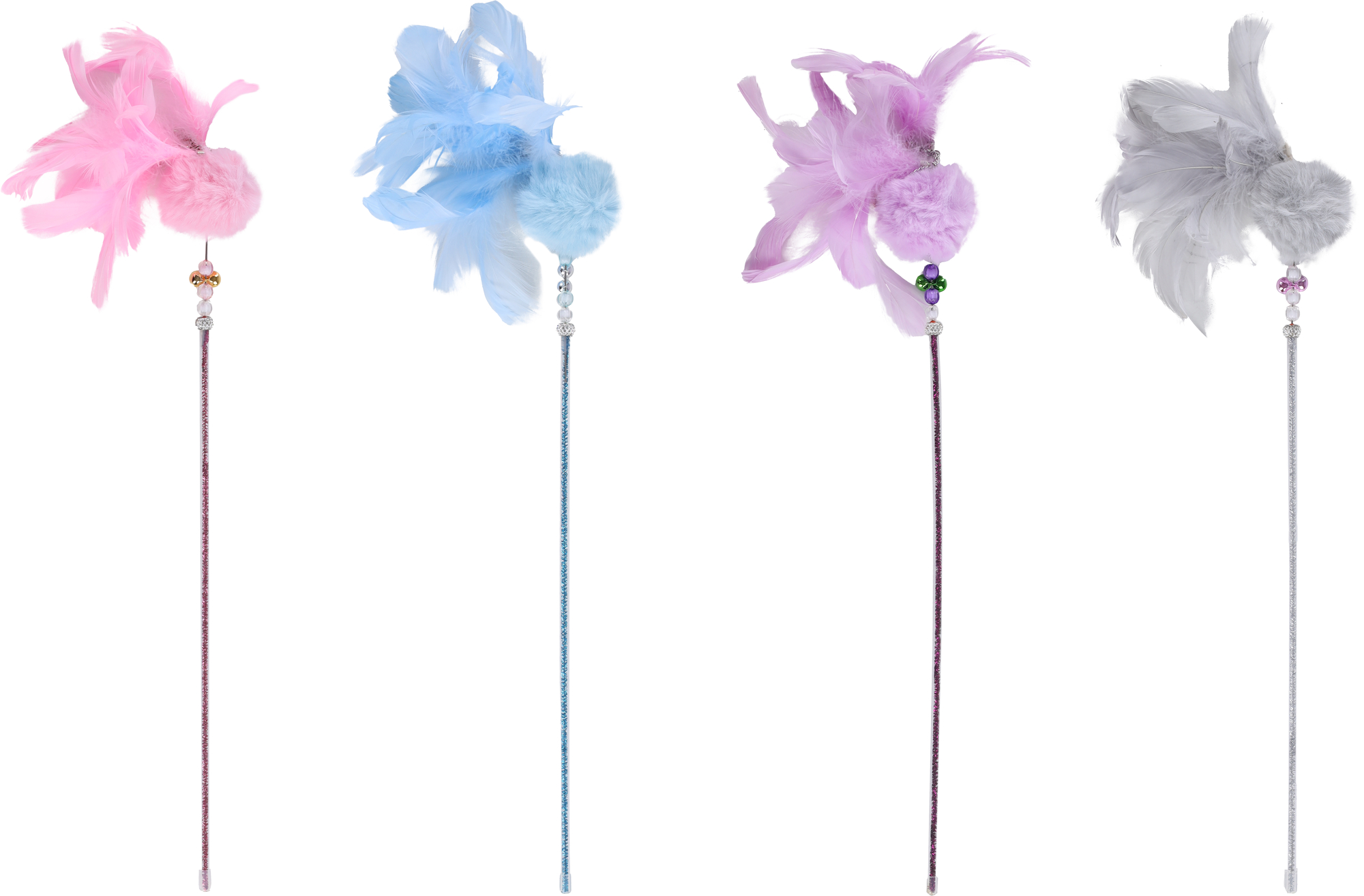 Flamingo Toy Boefie Dangler with ball Multiple colours