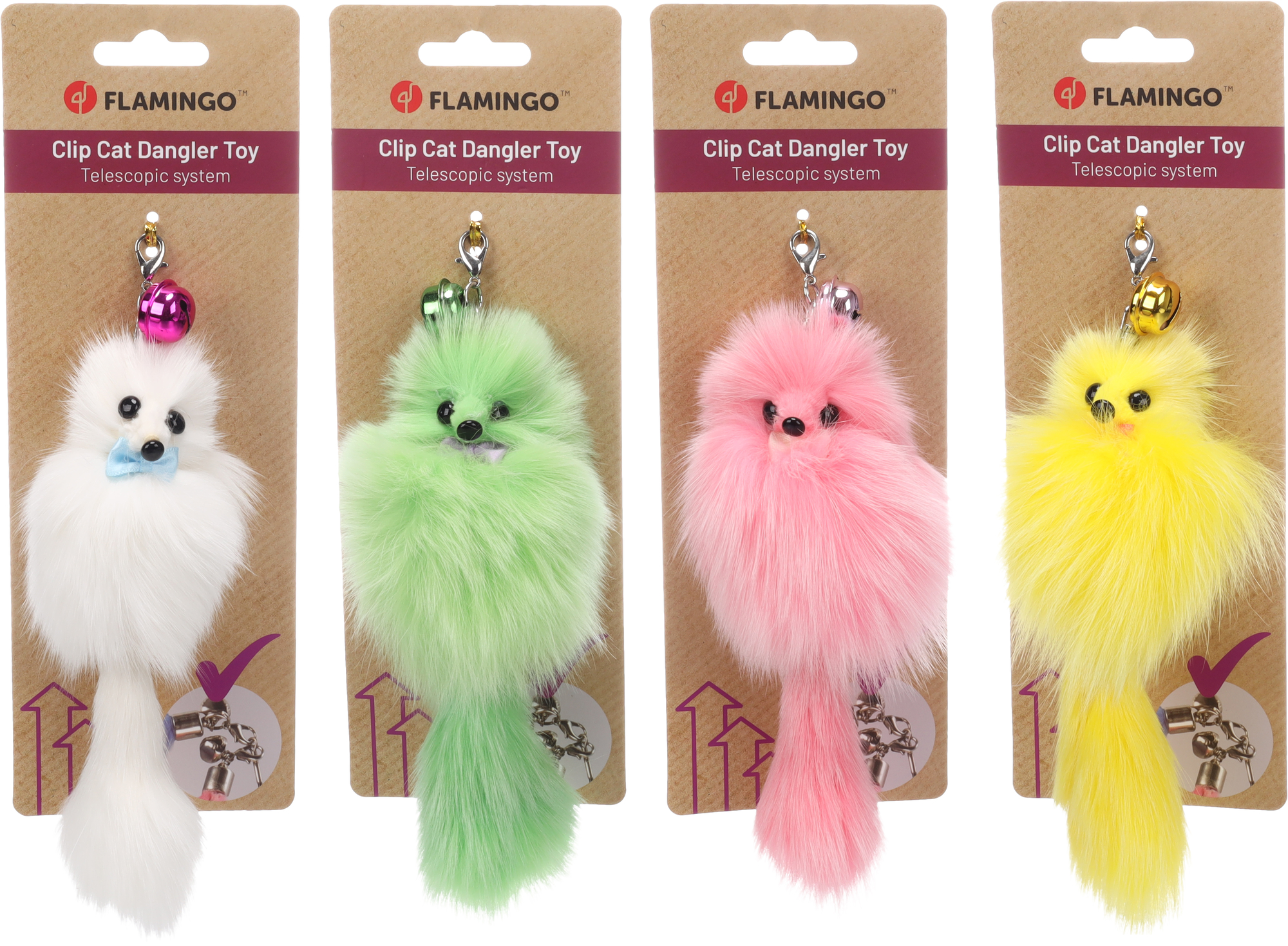Flamingo Toy Ronja Hedgehog for dangler Multiple colours