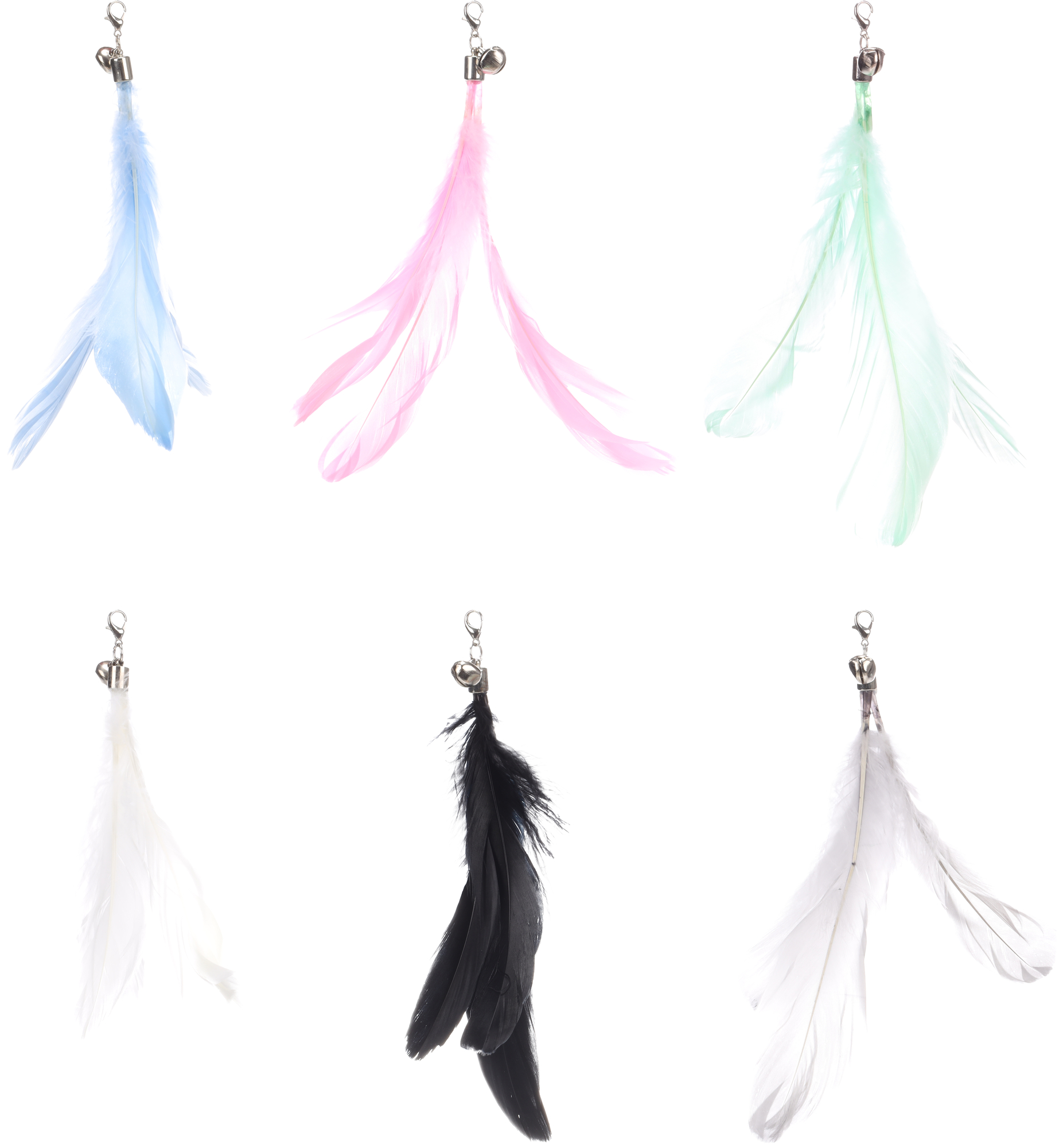 Flamingo Jouet Clu Plume pour canne à pêche Plusieurs couleurs