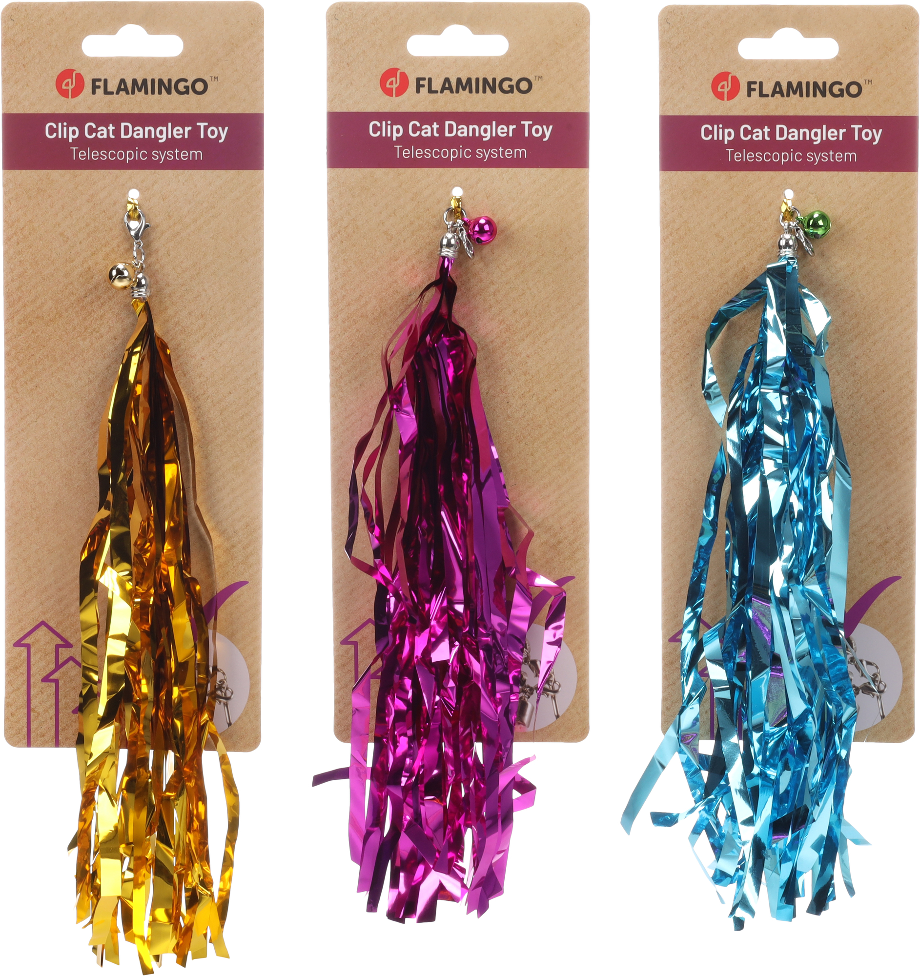 Flamingo Toy Siem Ribbons for dangler Multiple colours