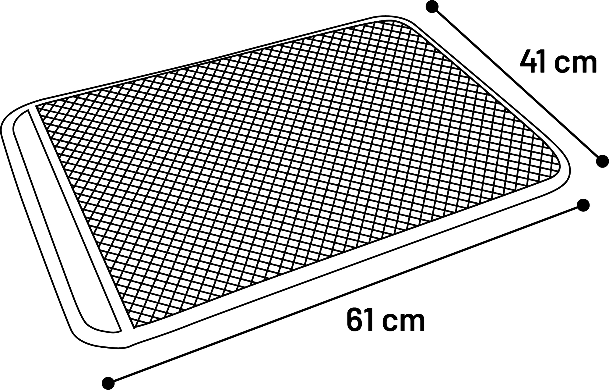 Flamingo Cat litter tray mat Matz Grey