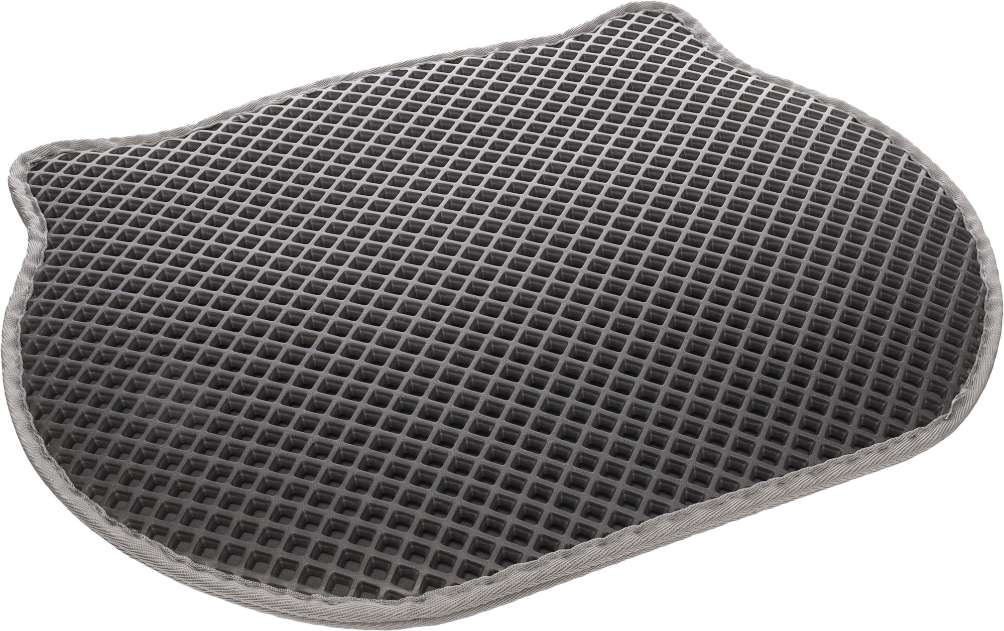 Flamingo Katzenstreu Matte Matz Grau