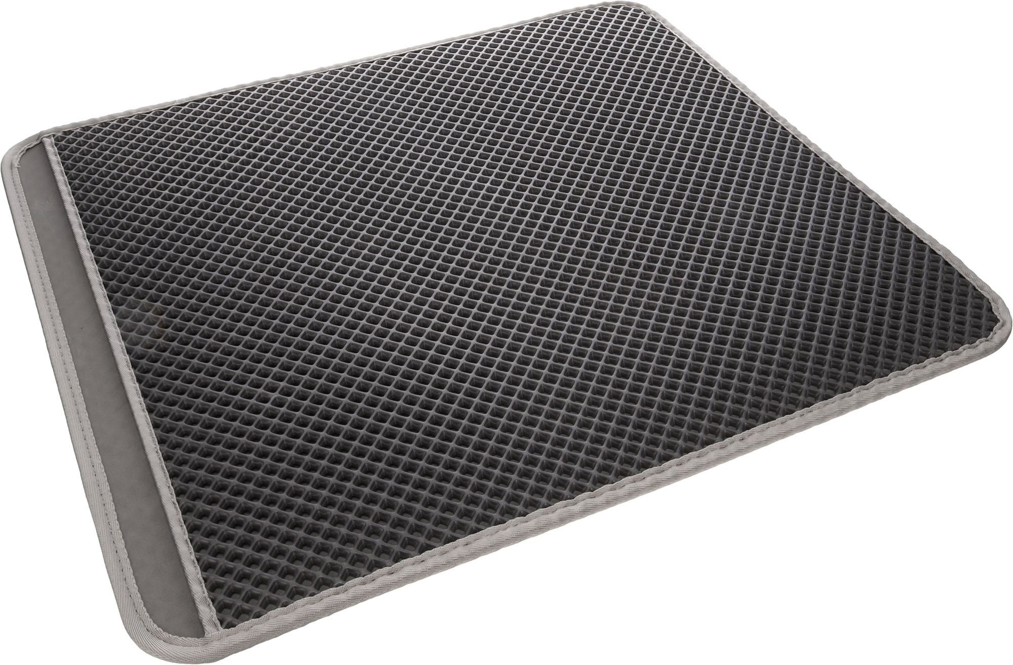 Flamingo Katzenstreu Matte Matz Grau