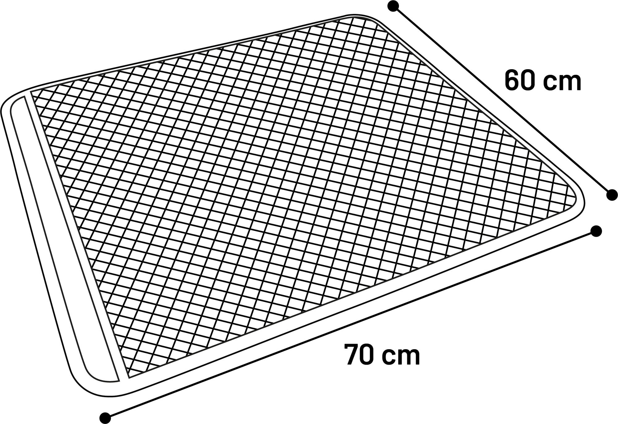 Flamingo Katzenstreu Matte Matz Grau