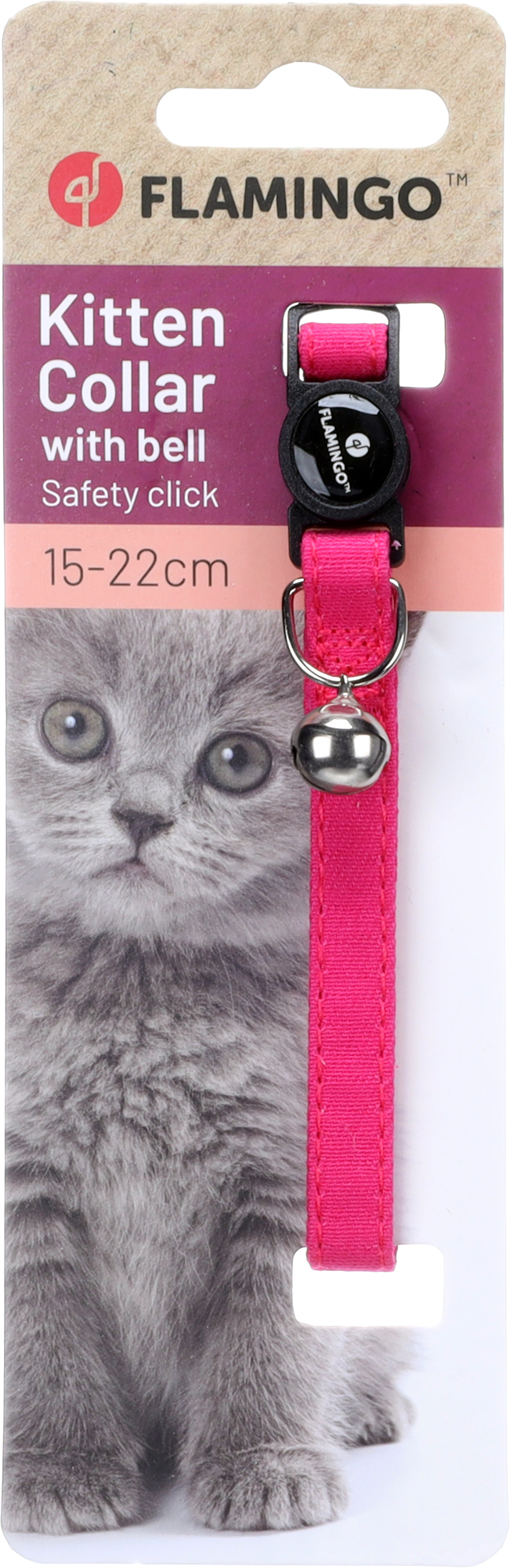 Flamingo Collare Gattino Lomi Fuchsia