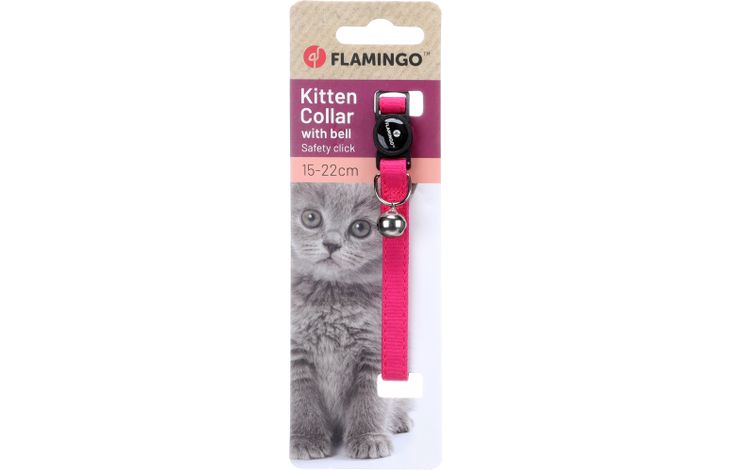 Flamingo Halsband voor kittens Lomi Fuchsia