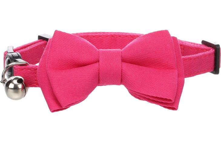 Flamingo Halsband met strik Lomi Fuchsia