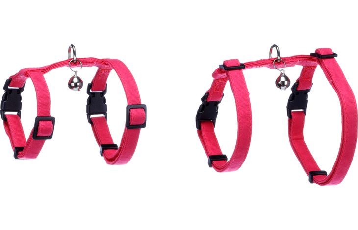 Flamingo Harnas met looplijn Lomi Fuchsia