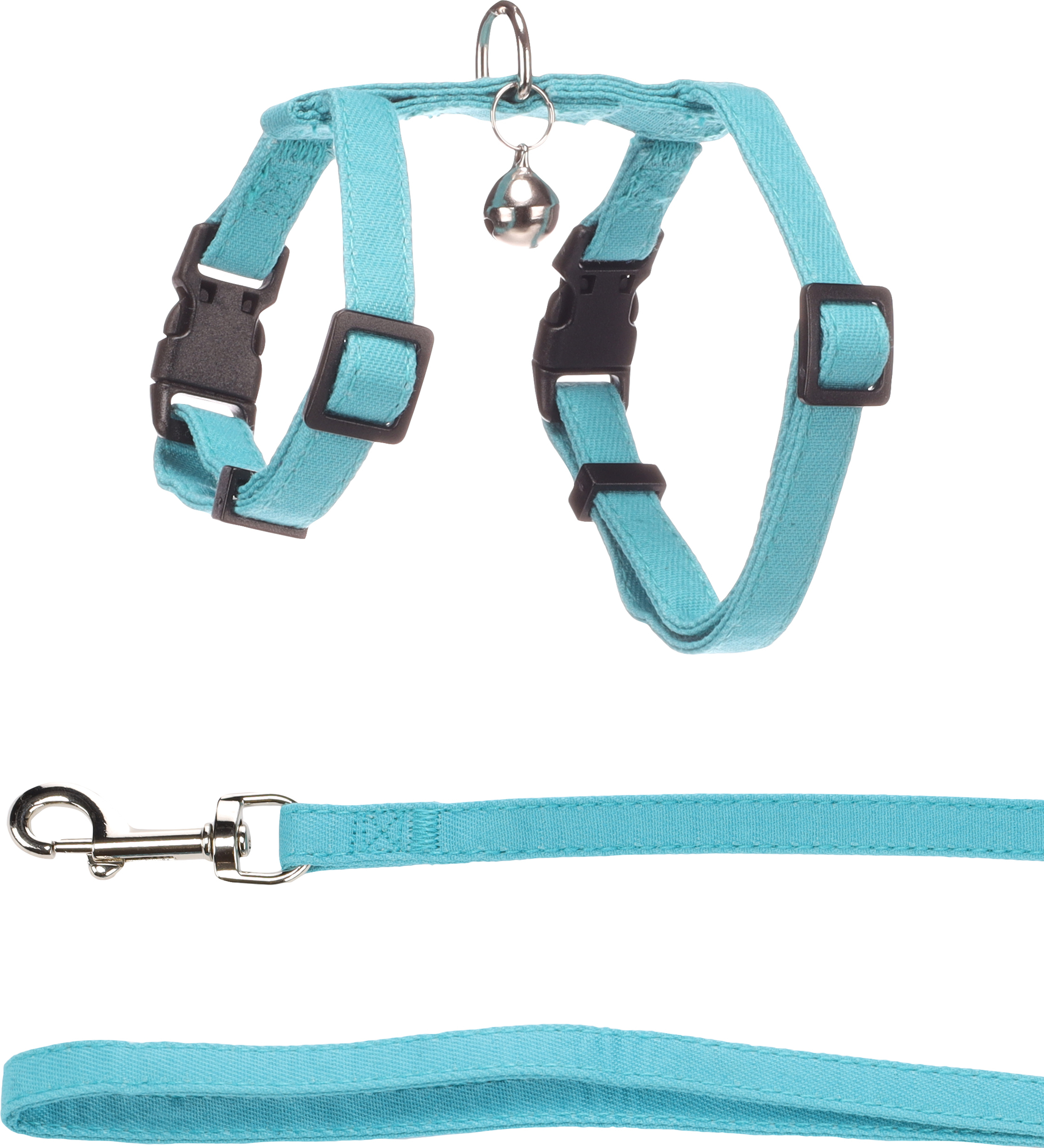 Flamingo Harness with leash Kitten Lomi Light blue