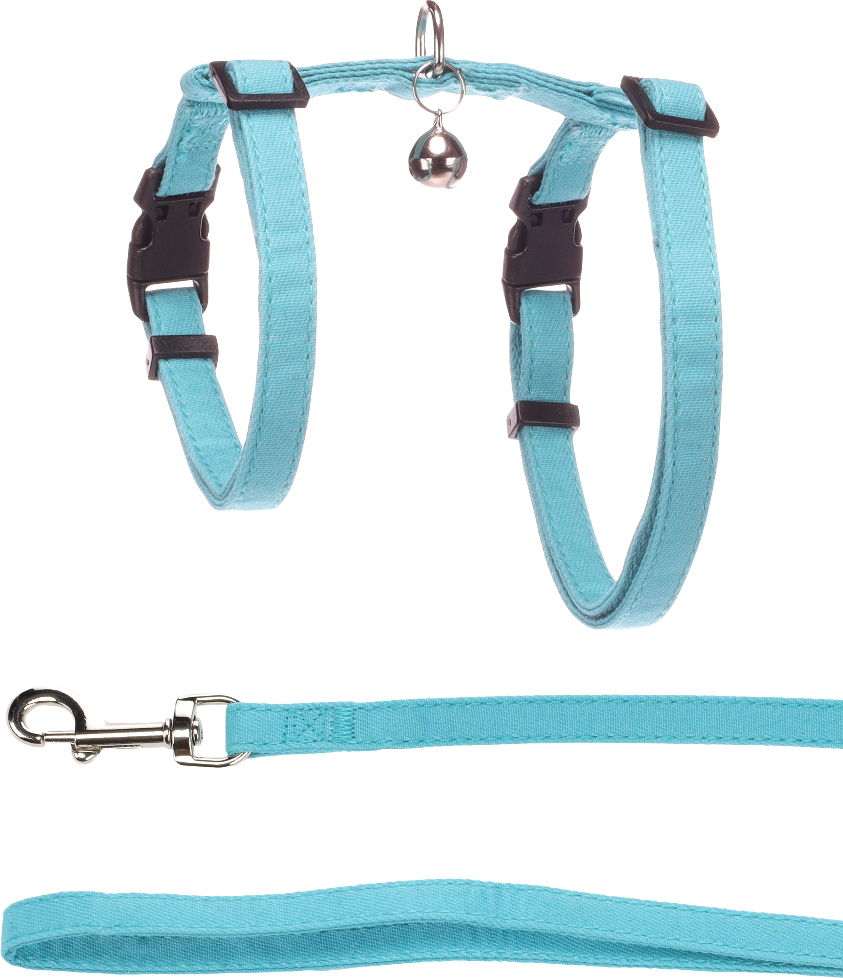 Flamingo Harness with leash Lomi Light blue