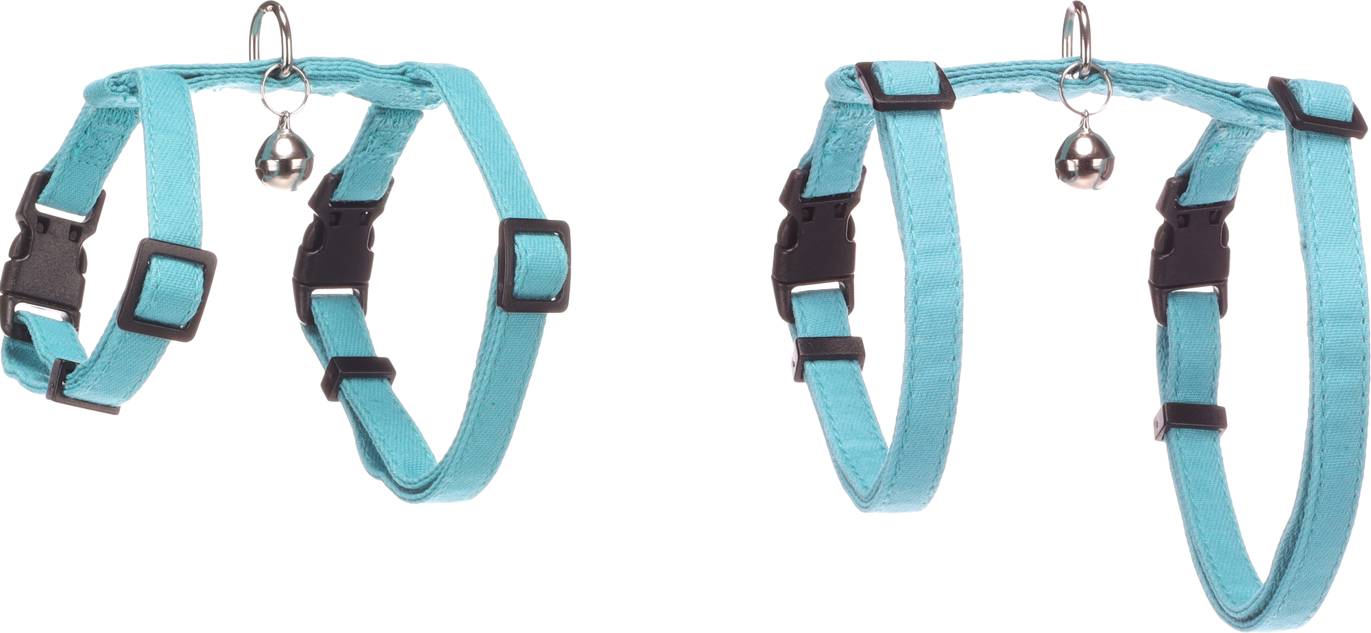 Flamingo Harness with leash Lomi Light blue