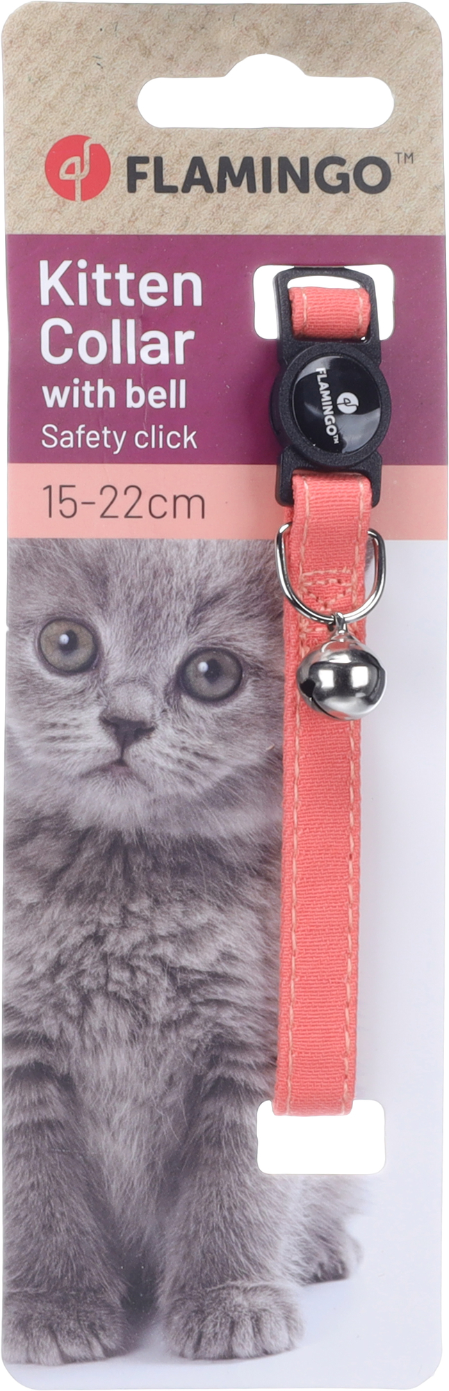 Flamingo Collier Chaton Lomi Rose saumon