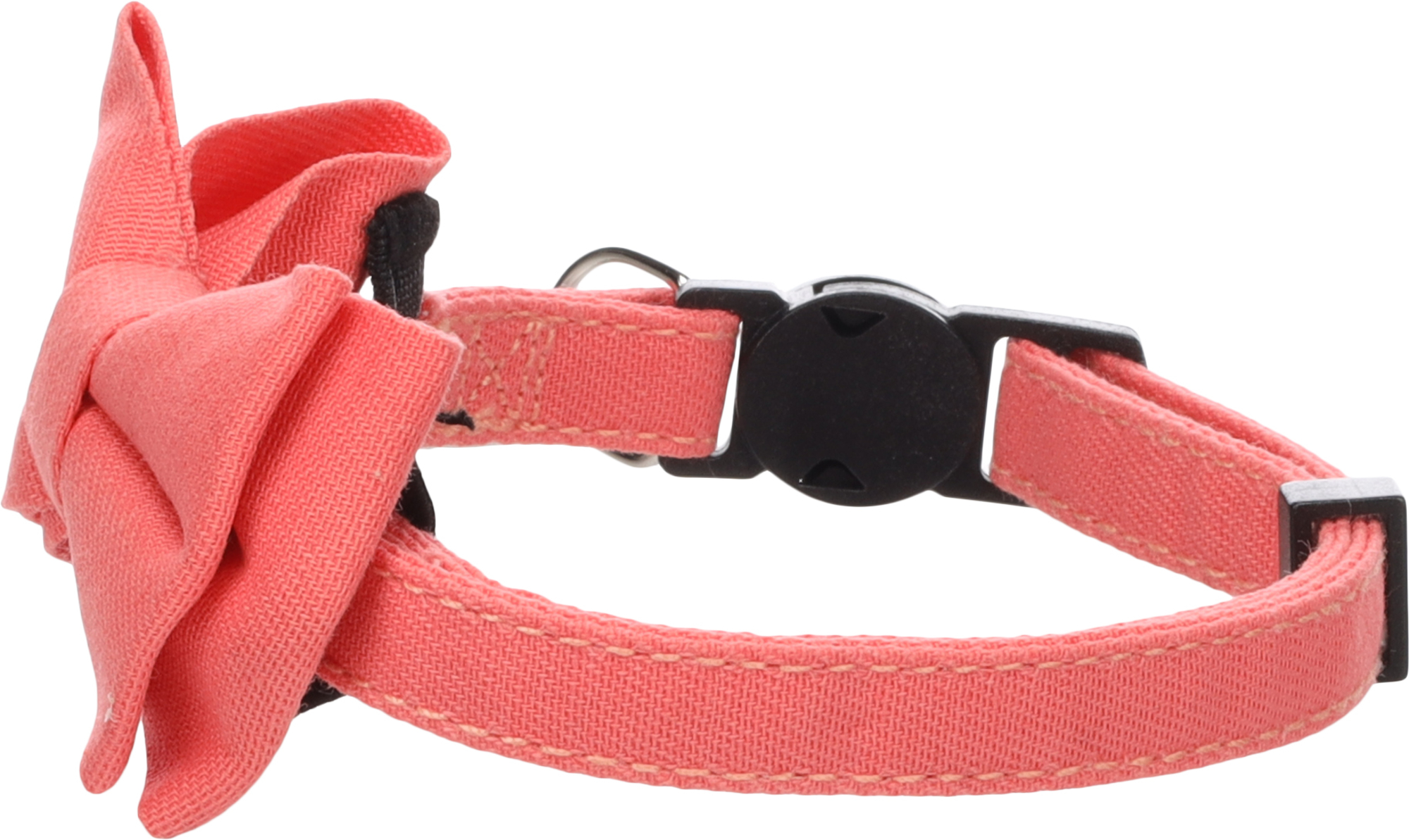 Flamingo Collar with bow tie Lomi Salmon pink