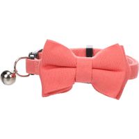 Flamingo Halsband met strik Lomi Zalmroze