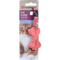 Flamingo Halsband met strik Lomi Zalmroze