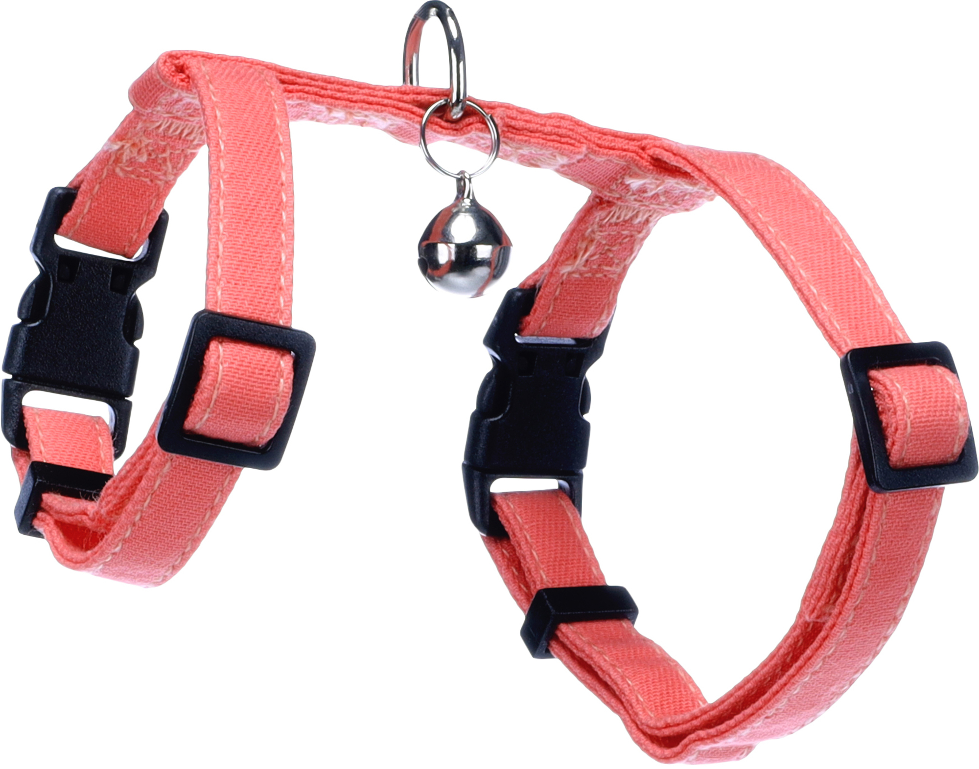 Flamingo Pettorina con guinzaglio Gattino Lomi Rosa salmone