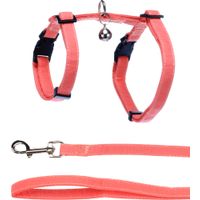 Flamingo Harness with leash Lomi Salmon pink