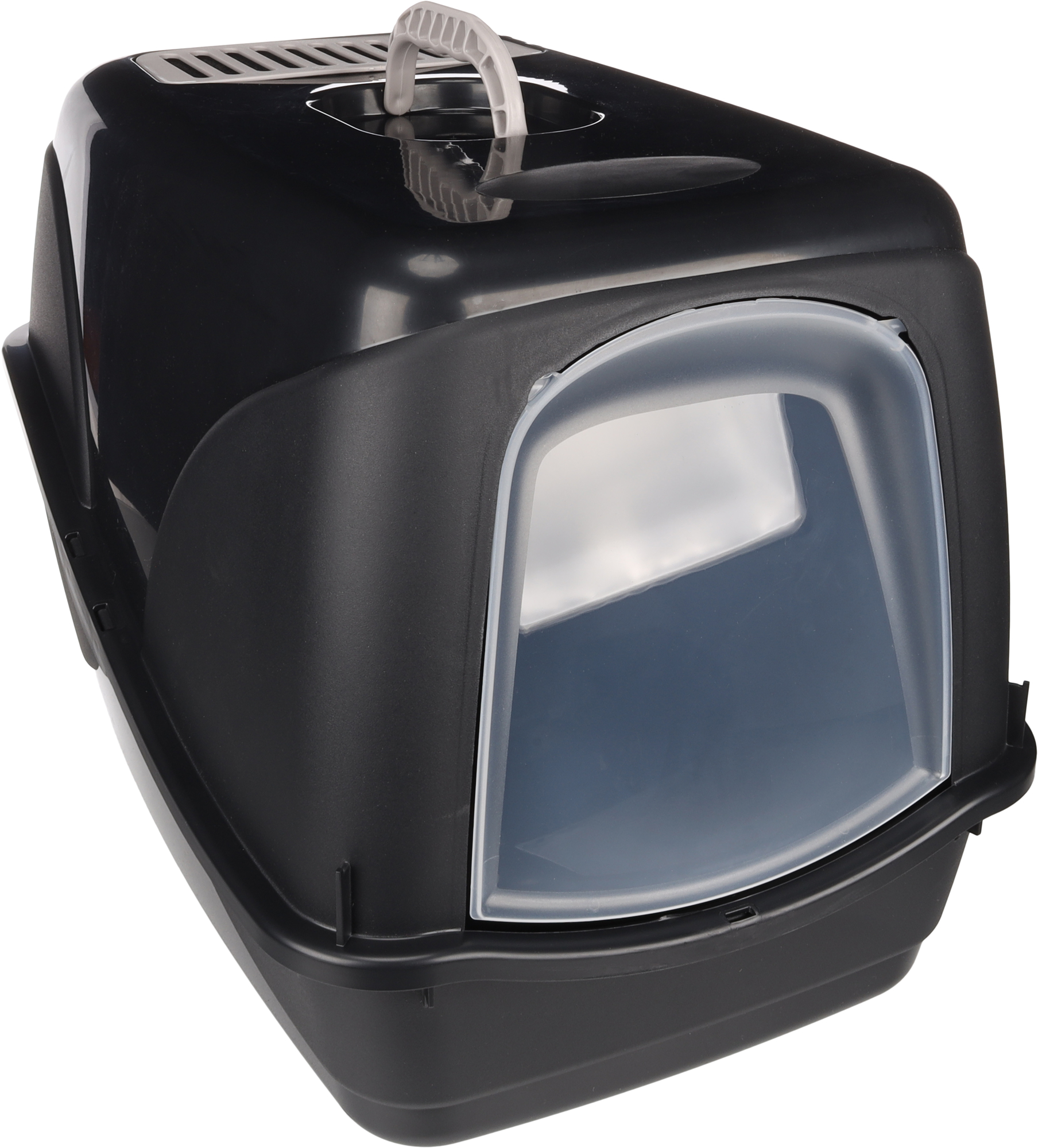 Flamingo Cat toilet Gabby Black