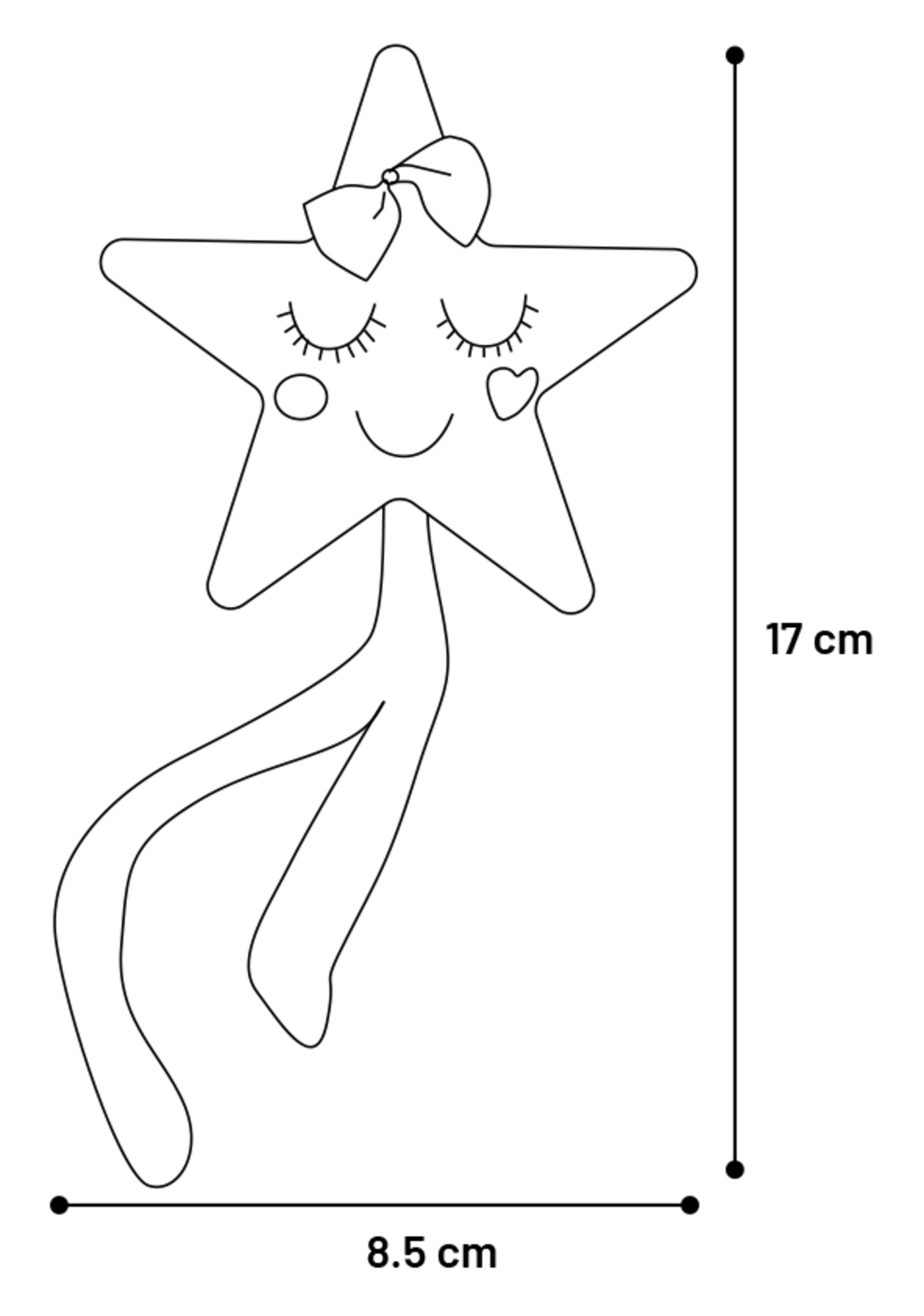 Flamingo Toy Lovu Star Beige