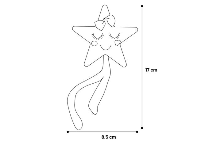 Flamingo Toy Lovu Star Beige