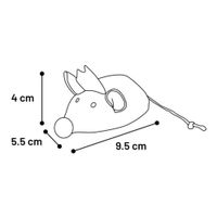 Flamingo Toy Lovu Mouse Beige