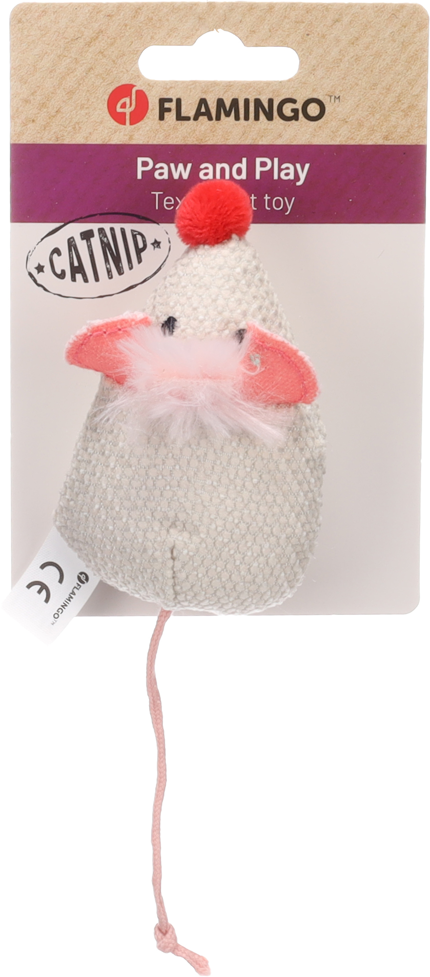 Flamingo Toy Lovu Mouse Beige