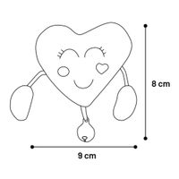 Flamingo Toy Lovu Heart Beige