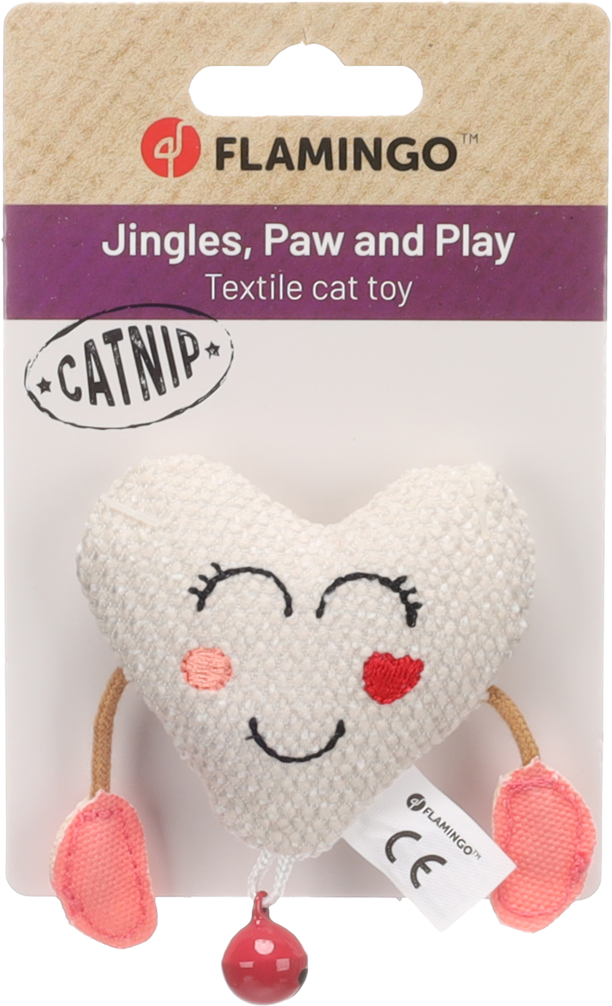 Flamingo Toy Lovu Heart Beige