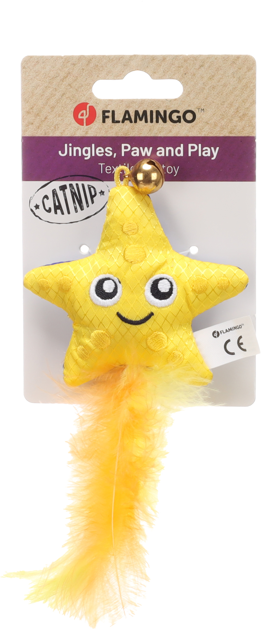 Flamingo Spielzeug Strellow Stern Gelb