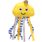 Toy Strellow Octopus Yellow