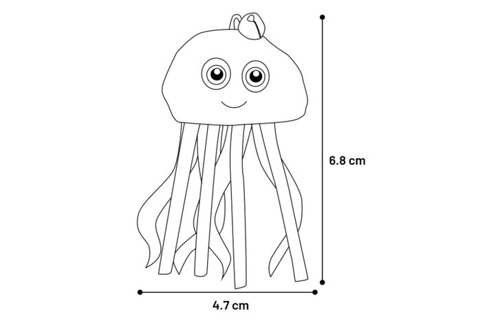 Flamingo Toy Strellow Octopus Yellow