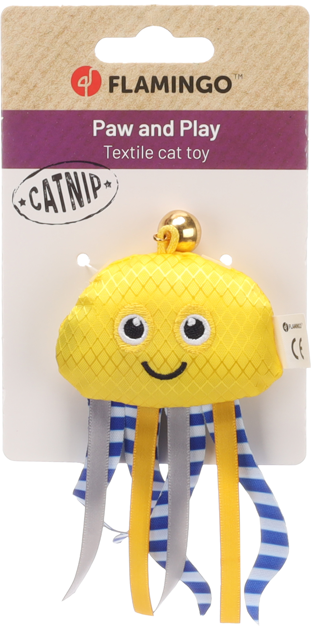 Flamingo Toy Strellow Octopus Yellow