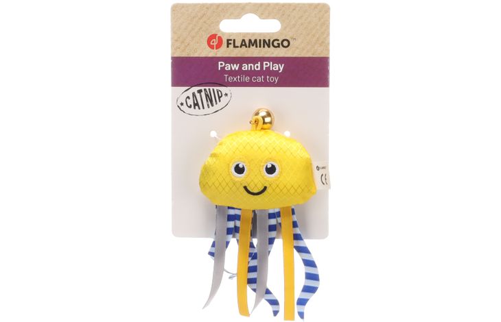 Flamingo Toy Strellow Octopus Yellow
