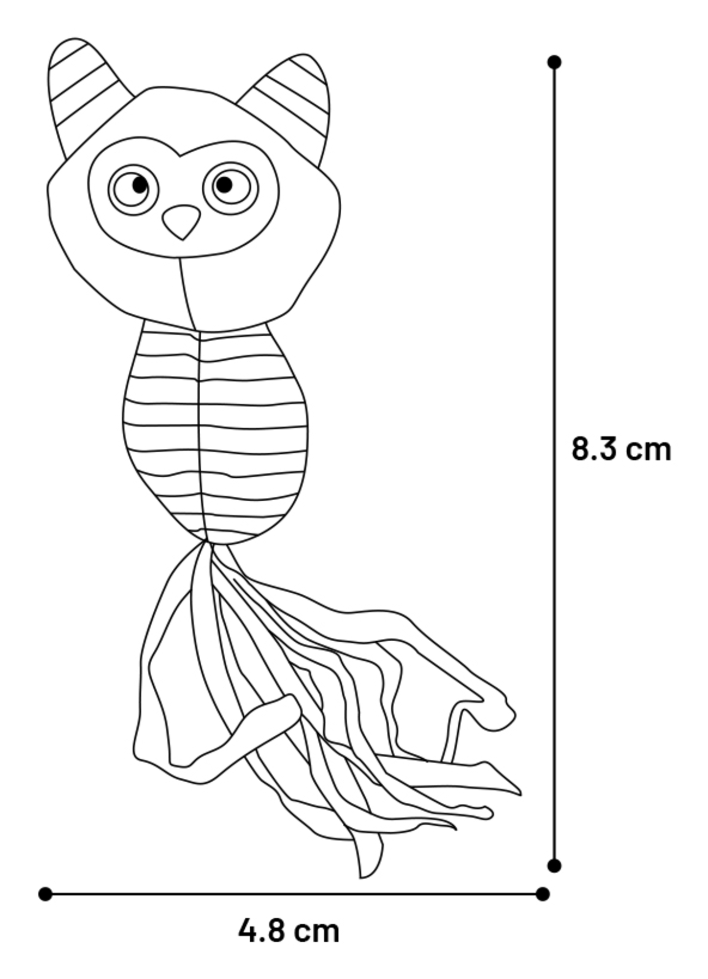 Flamingo Toy Strellow Owl Yellow