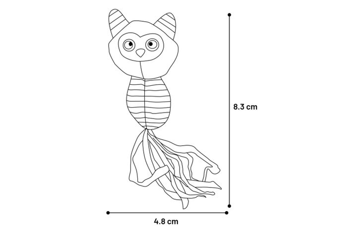 Flamingo Toy Strellow Owl Yellow