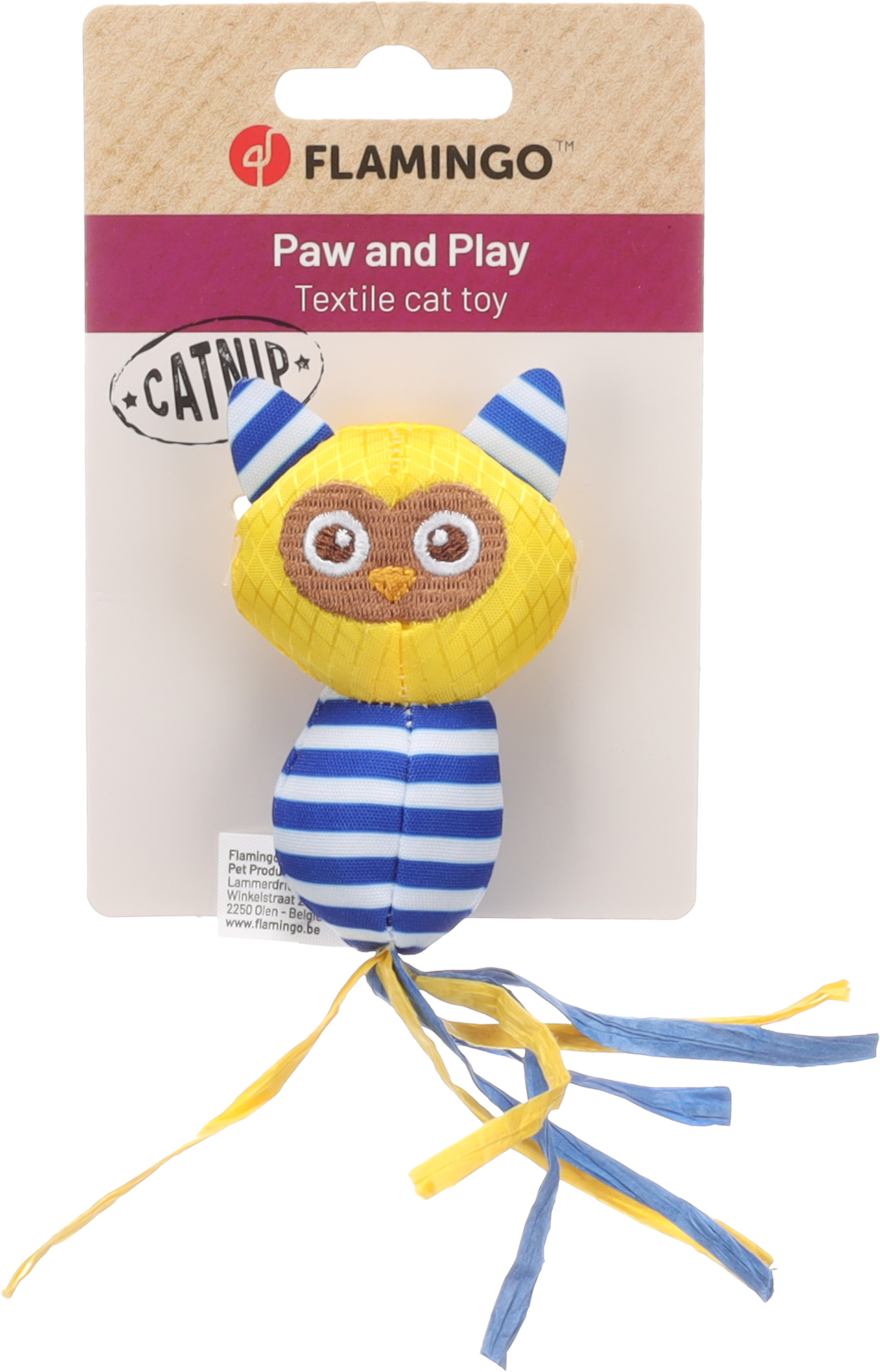 Flamingo Toy Strellow Owl Yellow