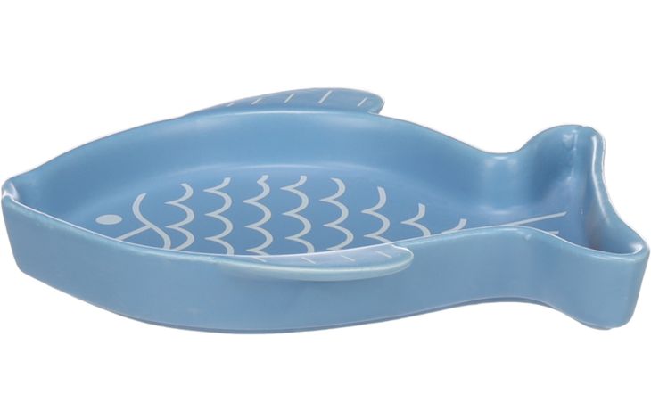 Flamingo Eet- en drinkpot Fishie Blauw