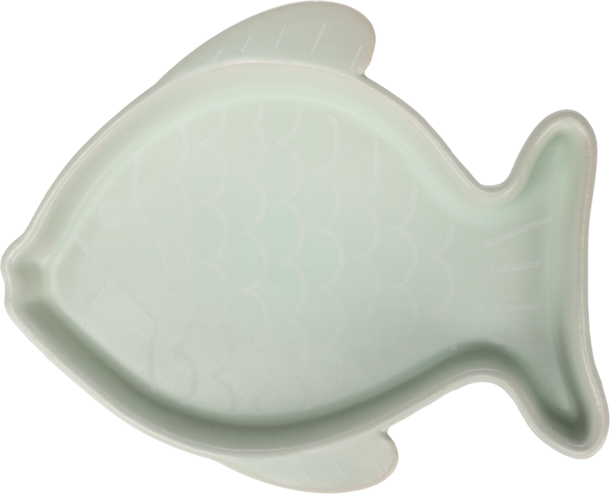 Flamingo Feeding and drinking bowl Fishie Green