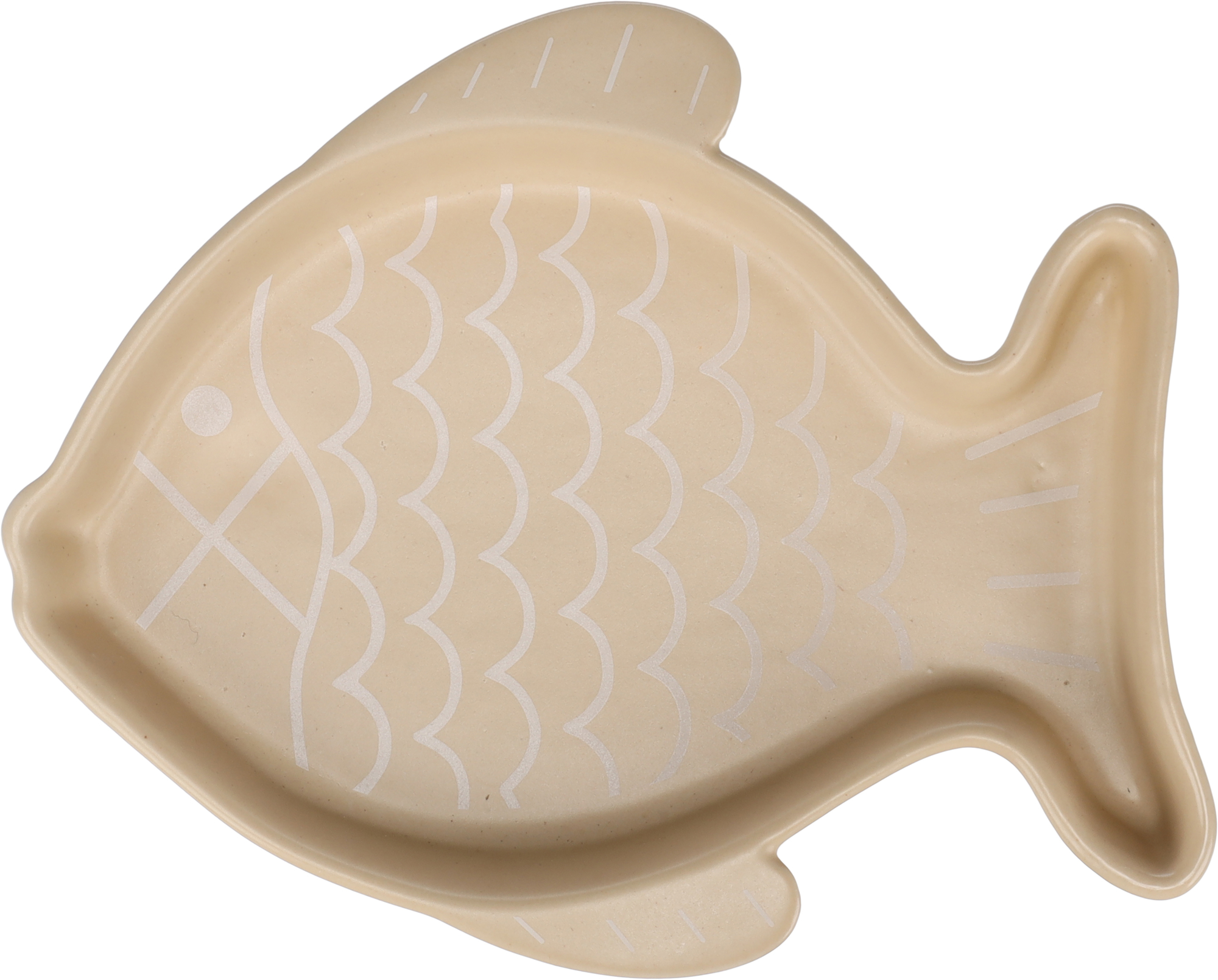 Flamingo Eet- en drinkpot Fishie Beige