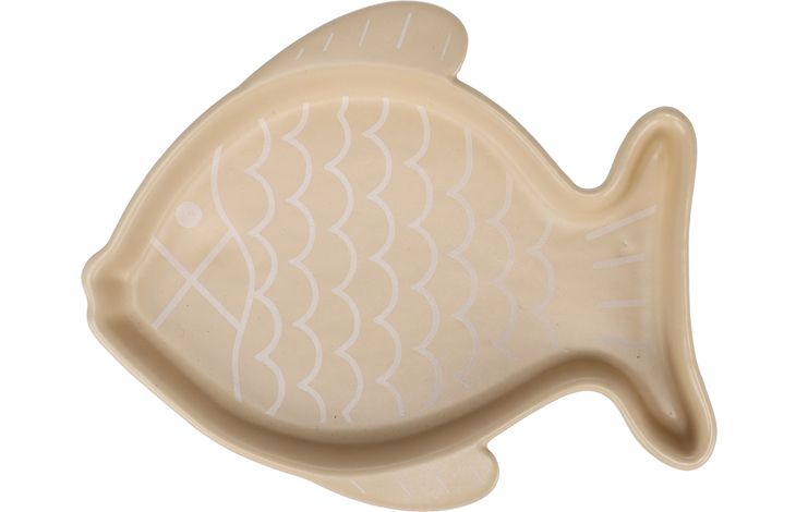 Flamingo Gamelle pour la nourriture et l'eau Fishie Beige