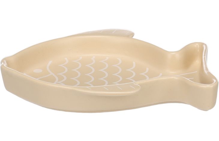 Flamingo Gamelle pour la nourriture et l'eau Fishie Beige