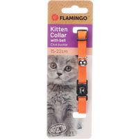 Flamingo Halsband voor kittens Elza Oranje