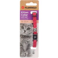 Flamingo Collar Kitten Elza Coral red