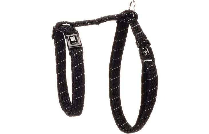 Flamingo Harness with leash Elza Black