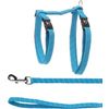 Harness with leash Elza Blue