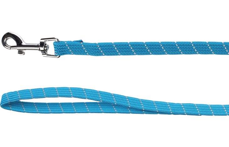 Flamingo Harnas met looplijn voor grote katten Elza Blauw