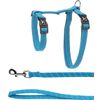 Harness with leash Large cats Elza Blue