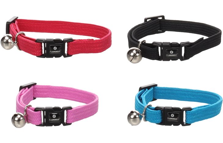 Flamingo Halsband voor kittens Libero Meerdere kleuren