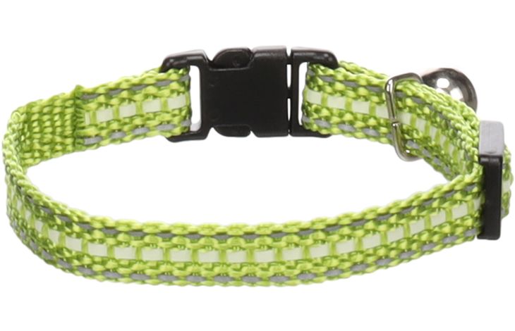 Flamingo Halsband voor kittens Jinxy Lichtgroen